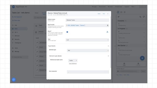 Using multiple tables in AppSheet смотреть онлайн