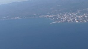 Большой Сочи и Кавказские горы с высоты птичьего полета