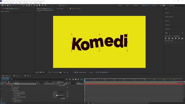 Animate Each Letter Independently: Kinetic Typography Techniques in After Effects смотреть онлайн
