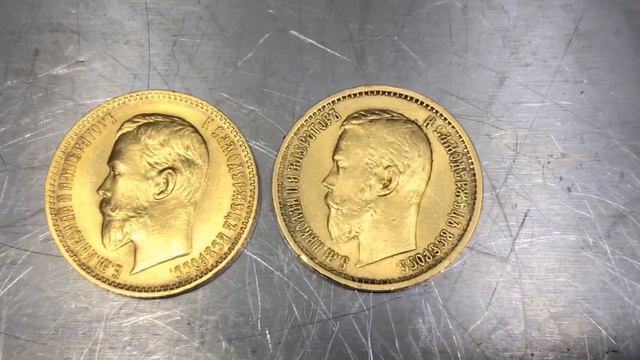 Золото 5 рублей, разновидности. 5 rubles of gold. смотреть онлайн