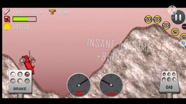 Hill climb racing | 1368m | Mars/Hill climb racing | 1368m | Марс