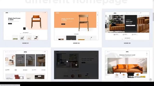Drile - Furniture WooCommerce WordPress Theme minimal ecommerce Website Builder смотреть онлайн