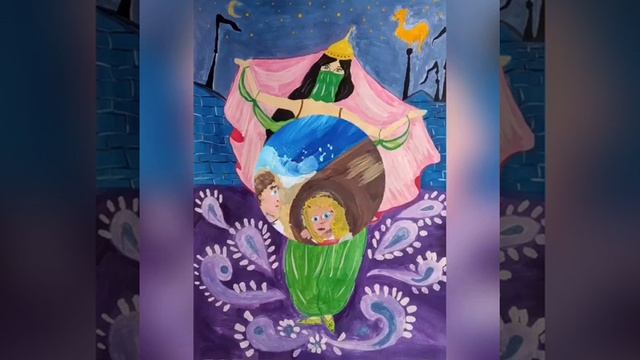 Иллюстрации к сказкам А.С.Пушкина. Митусова Ю.А. смотреть онлайн