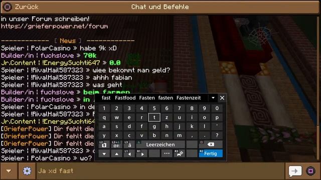 Minecraft Grieferpower.net CB Server [Java & bedrock] смотреть онлайн