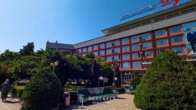 4K Tajikistan, Dushanbe, Гостиница душанбе, Мехмонхонаи душанбе, Hotel Dushanbe
