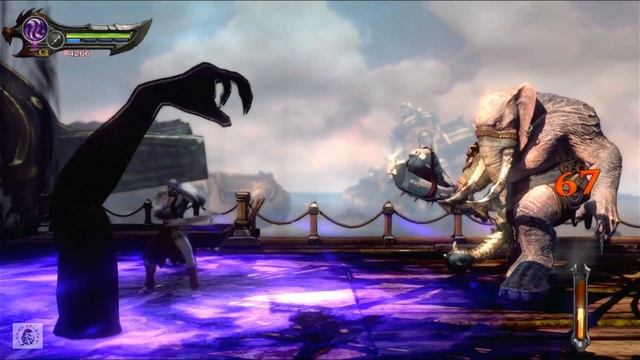 Elephant Boss - Combat Insanity God of War Ascension [Hard Difficulty] смотреть онлайн