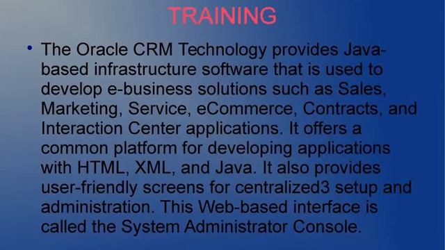 Live Oracle Apps CRM Online one to one training CANADA смотреть онлайн