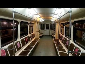 Сокольническая линия метро. 81-740/741 "Русич". Перегон Саларьево - Коммунарка - Саларьево.