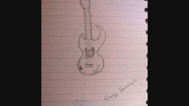While my guitar gently weeps (drawings) George Harrison смотреть онлайн