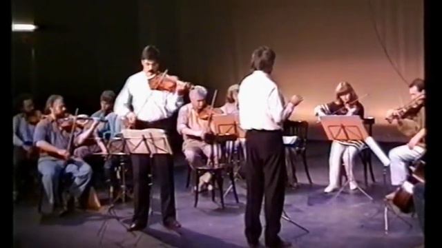 J. S. BACH - Concerto E dur [L.Kavakos, Soloists of Patras, D.Botinis] 9.05.1995 (rehearsal) смотреть онлайн