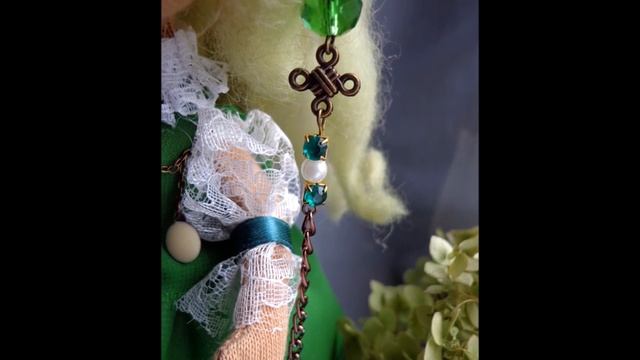 Авторская текстильная кукла Эльфиечка смотреть онлайн