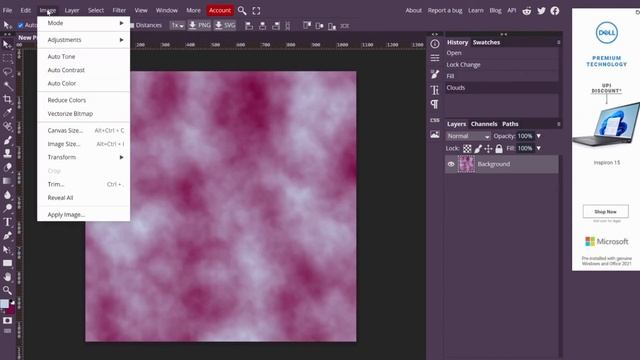 How I Create Tie-n-Dye Fabric Effect in PHOTOPEA! смотреть онлайн