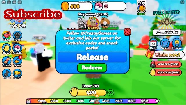 *ALL CODES WORK* Slap A Friend ROBLOX | LIMITED CODES TIME | 2 AUGUST 2023 смотреть онлайн