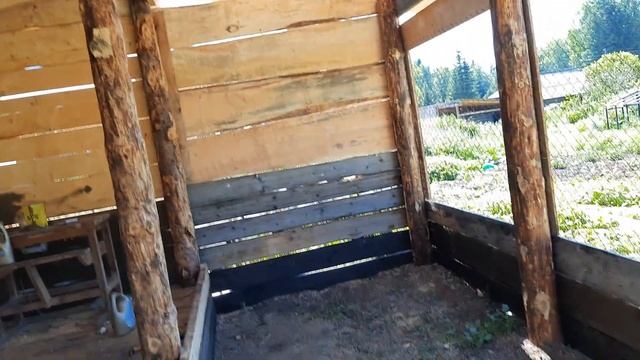 Летний навес для хрюшек и птицы ч 2 смотреть онлайн