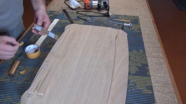 Журнальный столик из дуба Первая часть Coffee table made of oak. First part. смотреть онлайн