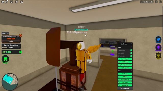 *UPDATED* War Tycoon Script (PASTEBIN 2023) (COLLECT MONEY, GET DROPS, AUTO BUILD, AIRDROP) смотреть онлайн