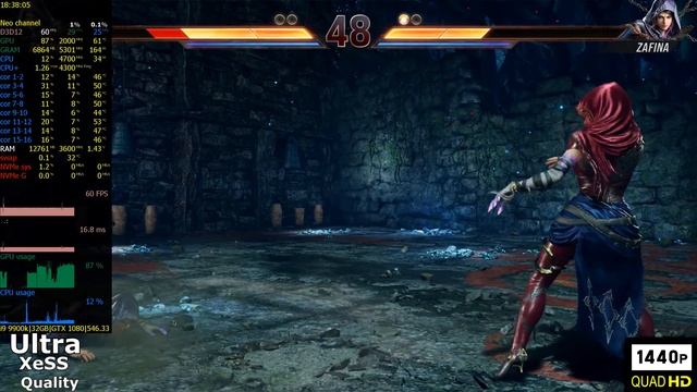 Tekken 8 - 1080p vs 1440p vs 2160p 4K - GTX 1080 + TAA, TSR, NIS, FSR 1.0, FSR 2, XeSS - Gameplay смотреть онлайн