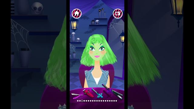 Мобильная игра Girls Hair Salon Monsters|часть2 смотреть онлайн