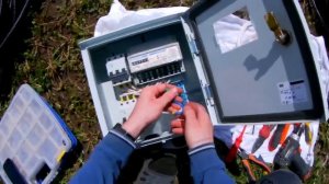 Щит 380 вольт 15 КВт. СИП. Сборка и установка на дачном участке. Подготовка к подключению