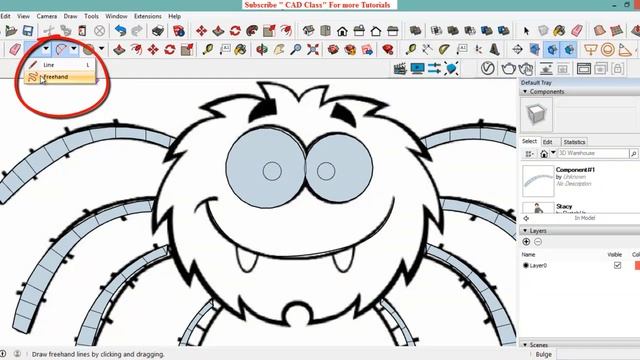 Convert 2D Sketch/Image to a 3D model - Sketchup смотреть онлайн