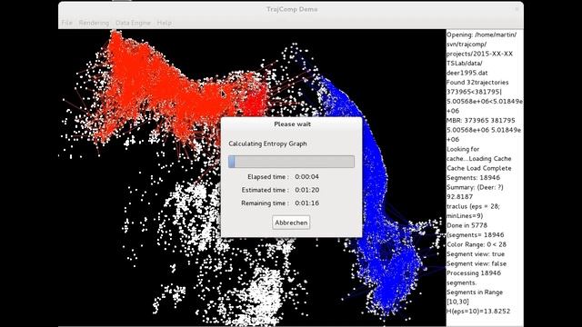 Clustering the Deer Dataset with the TRACLUS Algorithm смотреть онлайн