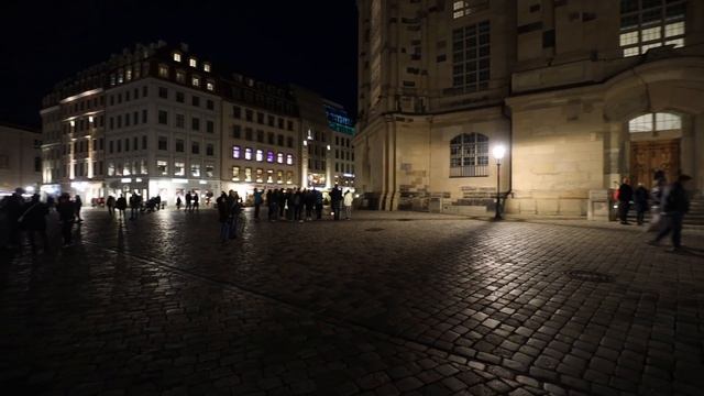 Ночной Дрезден, административный центр Саксонии. Путешествие по востоку Германии на Автодоме. #3 смотреть онлайн