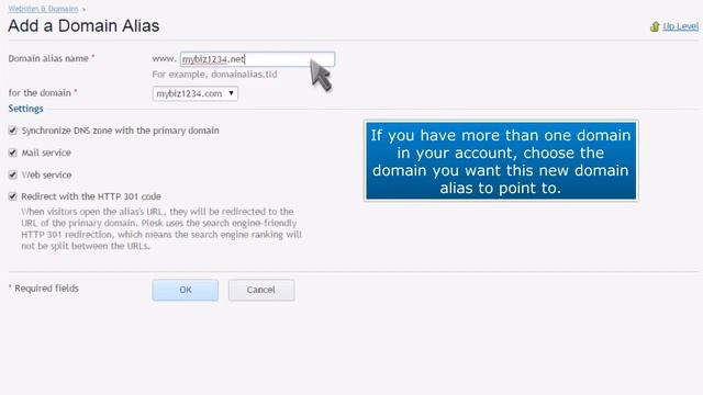 Plesk: How to Add a Domain Alias to Your Account смотреть онлайн