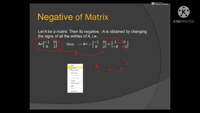 Negative of Matrix and Transpose Matrix смотреть онлайн