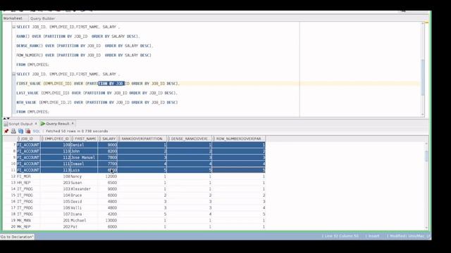 18 Analytic function - Oracle SQL смотреть онлайн