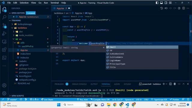 Create React component with PnP смотреть онлайн