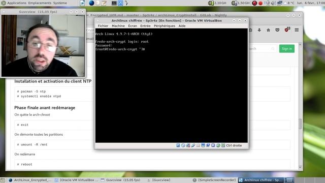 Installer à la main une Archlinux chiffrée en mode Bios. смотреть онлайн