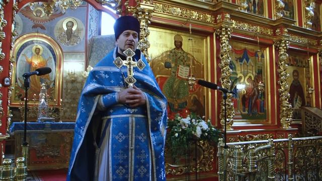 Покров Пресвятой Владычицы нашей Богородицы и Приснодевы Марии. Проповедь иерея Дмитрия Воеца. смотреть онлайн