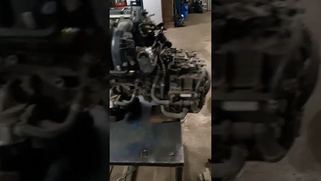 Снятие двс 2.4 K4DE с автомобиля Santa Fe смотреть онлайн