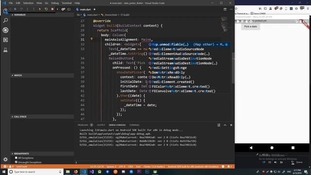 How to use the Date picker in Flutter смотреть онлайн