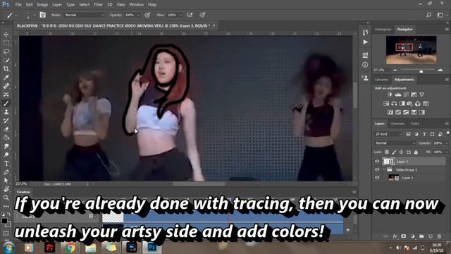 Rotoscope Animation Tutorial Using Photoshop (2018) смотреть онлайн