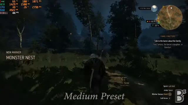 The Witcher 3 , Xeon X3450 RX 550 4GB DDR5 , LOW - MED - HIGH Preset Settings смотреть онлайн