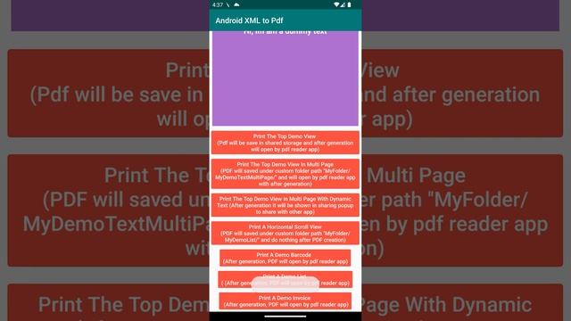 How to generate XML to PDF programmatically in Android смотреть онлайн