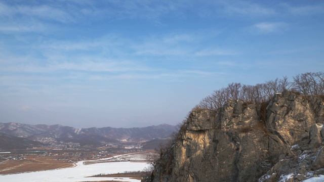 Зимняя вершина сопки Брат, город Находка смотреть онлайн