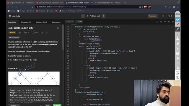 Binary Search Tree-06 | Delete Node in a BST | GFG | LeetCode-450 смотреть онлайн