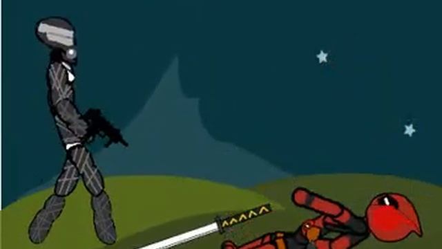 Дедпул vs Солдат в Рисуем Мультфильмы 2 смотреть онлайн