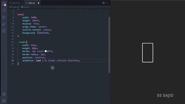 Battery Loading Animation with HTML & CSS смотреть онлайн