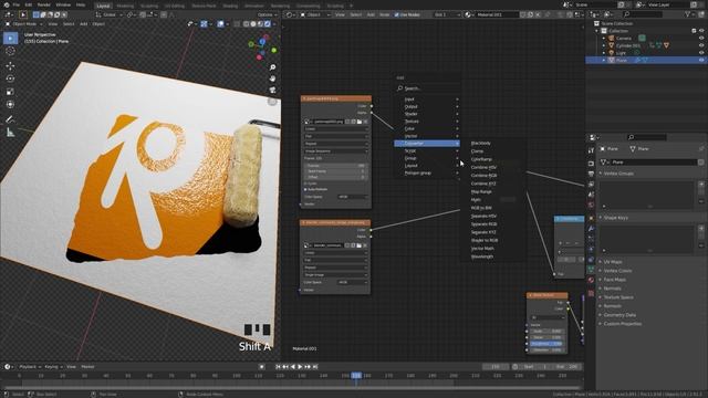 Blender Tutorial - Applying a Texture/Logo to Dynamic Paint! смотреть онлайн