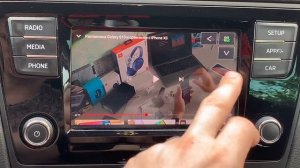 Skoda rapid. Mirror Link. Смотрим YouTube и играем на мультимедийке.