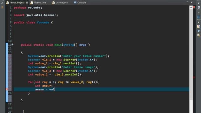 How to create Unlimited table's with Unlimited range in Java смотреть онлайн