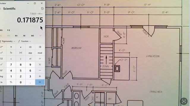 Estimating a scale on a technical drawing that is printed onto a smaller sheet смотреть онлайн