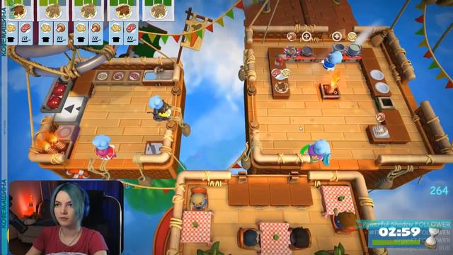 Я У МАМЫ ПОВАРЕНОК 🍳🍔 [OVERCOOKED 2] G1DEON, KINDER, ALDI, SONYA смотреть онлайн