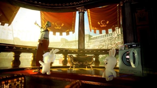 Raving Rabbids® Travel in Time - Cesar [Europe] смотреть онлайн
