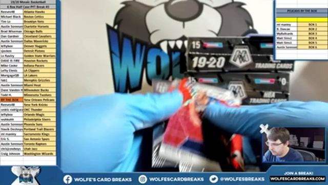 2019-20 Mosaic Basketball 6 Box Half Hobby Case PYT Break #3 смотреть онлайн