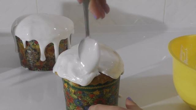 САМАЯ ЛУЧШАЯ ГЛАЗУРЬ для кулича Рецепт смотреть онлайн