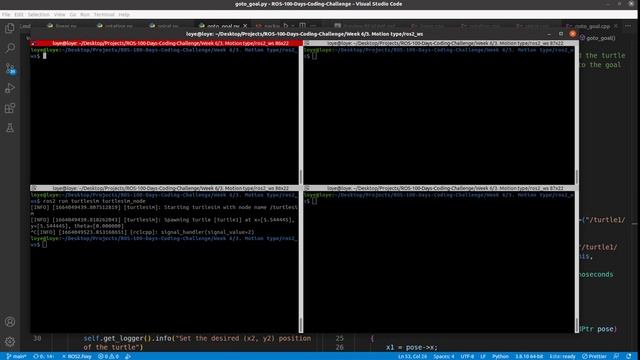 ROS2 Motion Types (Go to goal) in C++ and Python смотреть онлайн
